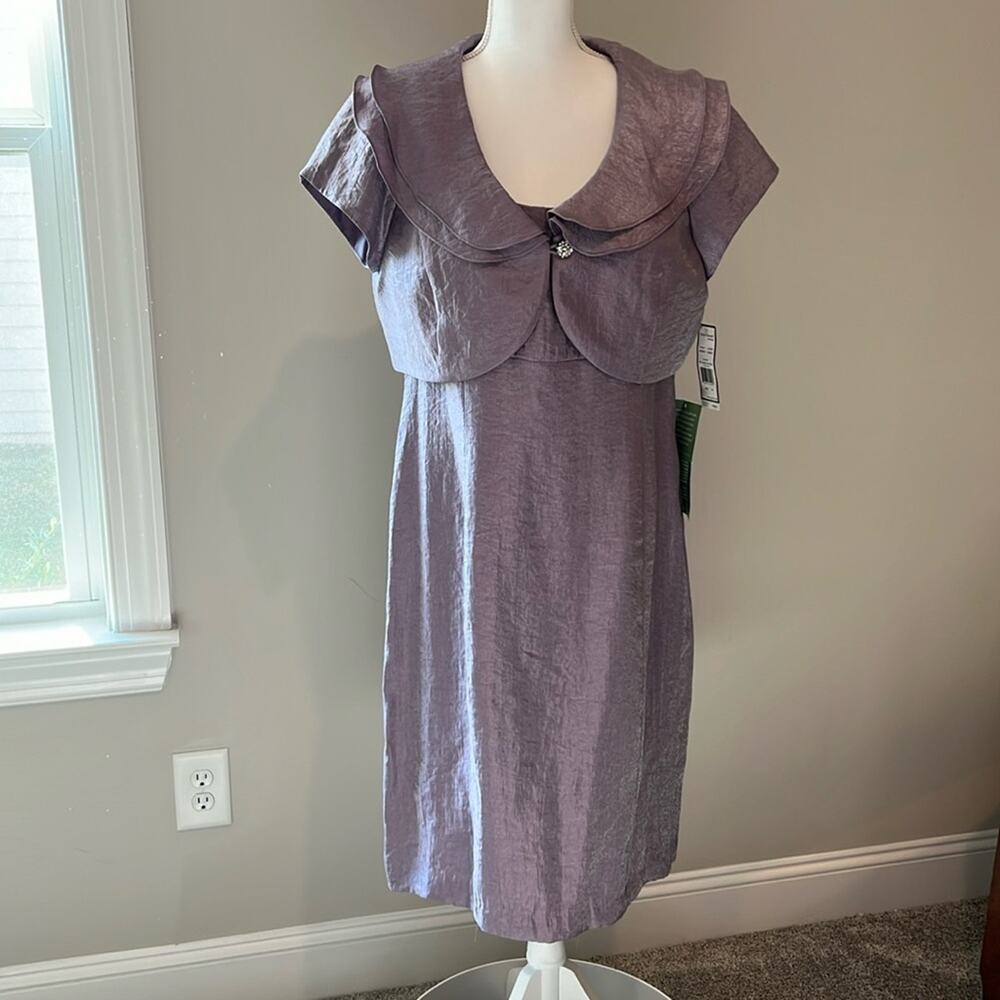 NEW Jessica Howard Evenings 18 Wedding Cocktail Formal 2 Pc  Bolero Jacket Dress